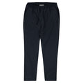 Chino-Freizeithose Alex, blaukariert mit Rundumtunnelzug 10354