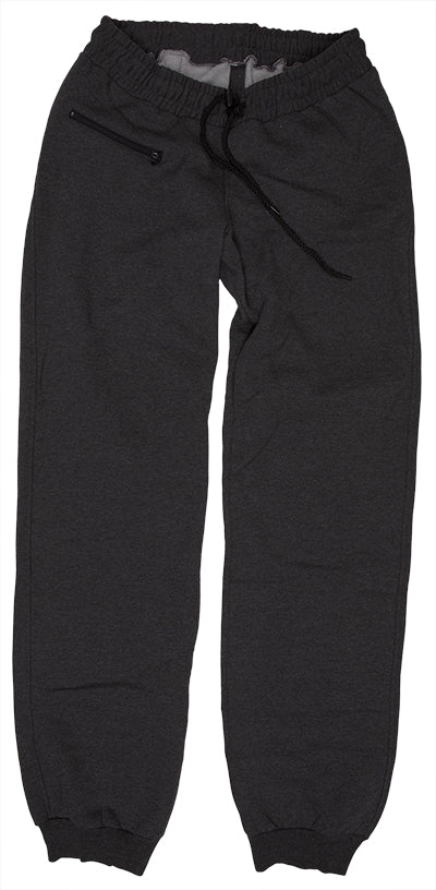 Freizeithose Anthrazit, innen angeraut mit Bündchen und Tasche10500