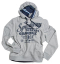 Sweatpulli mit Kapuze, Hellgrau 30010