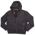 Men's hooded jacket black 30037