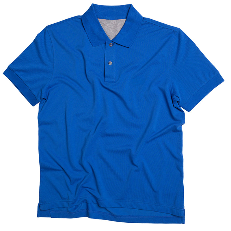 Herren Basic Polo Shirt Blau 30063