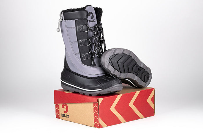 BILLY Footwear Ice II Winter Kinderschuh Normal schwarz/grau hoch BK22327-020