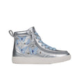 Billy Footwear Classic Schuh Kleinkind Silver Butterfly hoch BT26100-040