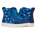 BILLY Footwear Classic Kinderschuh hoch blaue Haie BK20300-460