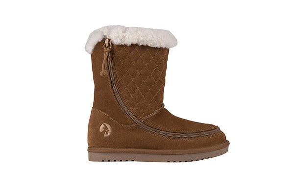 Billy Cozy gesteppt, Leder, Normal/Weit Braun BK26326-250