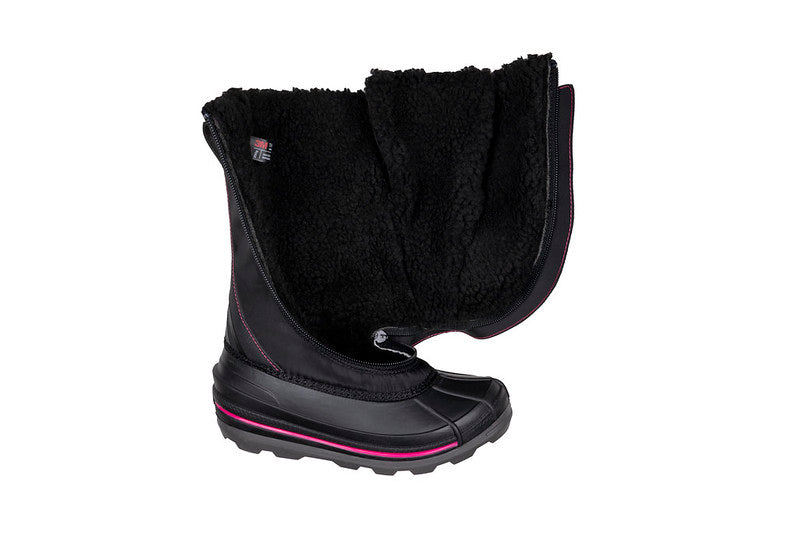 BILLY Footwear Ice II Winter Kleinkind Normal schwarz/pink hoch BT22327-650