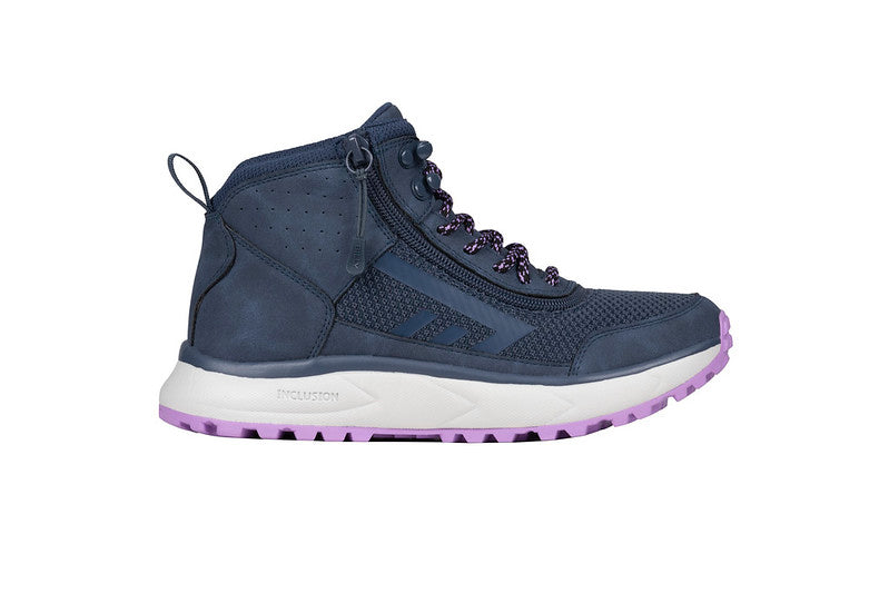 Billy Footwear Inclusion Trail Medium/Wide Navy/Purple BW24376-410