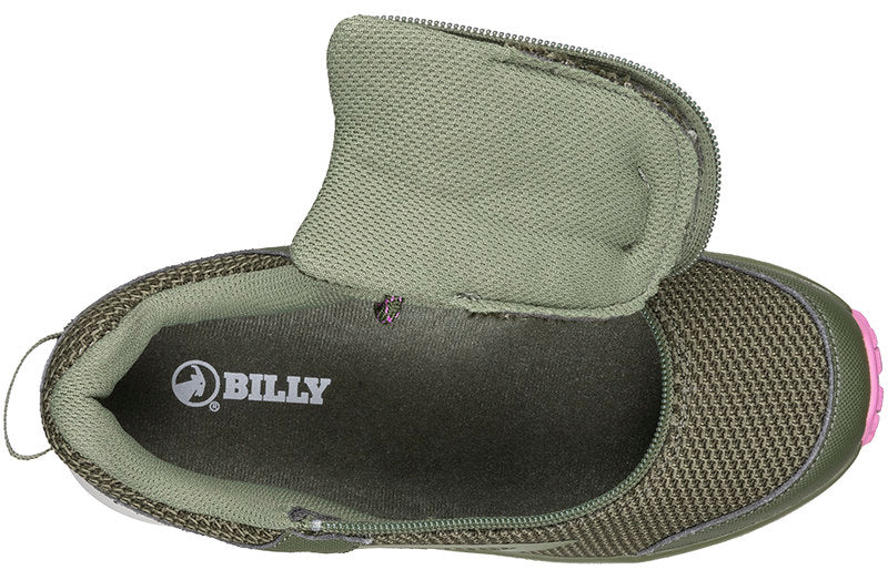 Billy Footwear Inclusion Trail Normal/Weit Olive/Pink BW24377-340