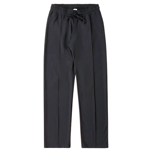 Jersey Hose, Schwarz, mit Reissverschluß und Mittelbiese 10318