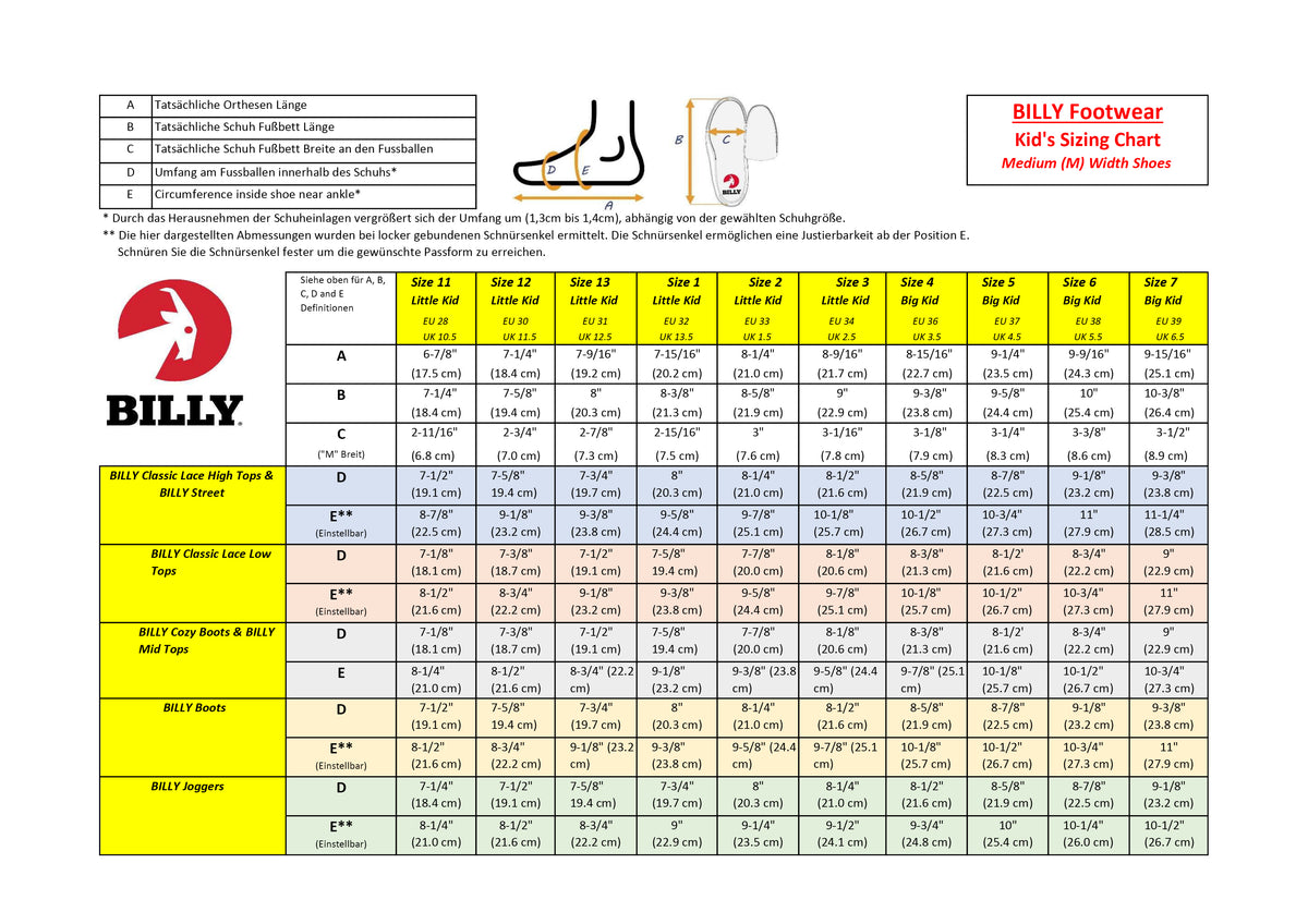 Billy Footwear Classic Kinderschuh grau hoch BK17007-050