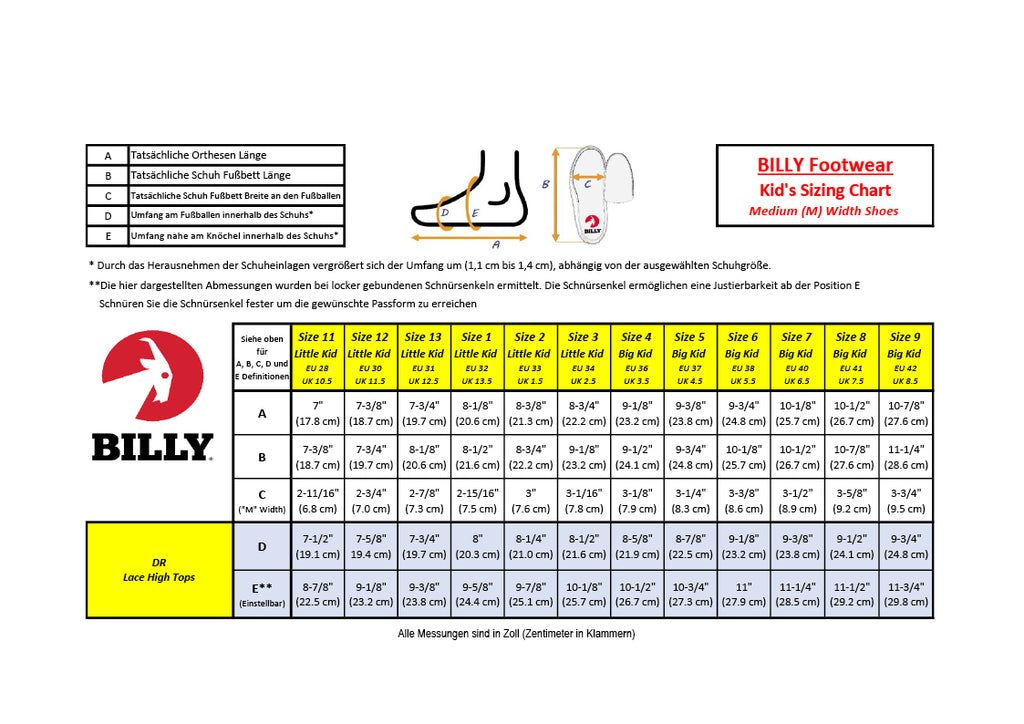 Billy D/R Classic normal Rot BK22317-600