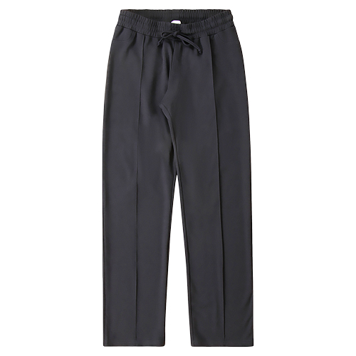 Jersey Pants, anthrazit  with zip and pleated 10321 4XL