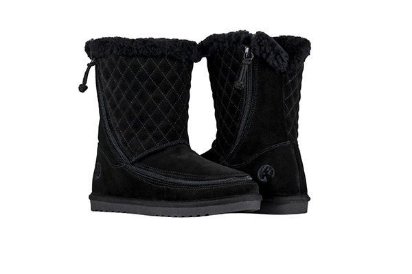 BILLY Footwear Damen Leder Cozy gesteppt schwarz BW21326-001