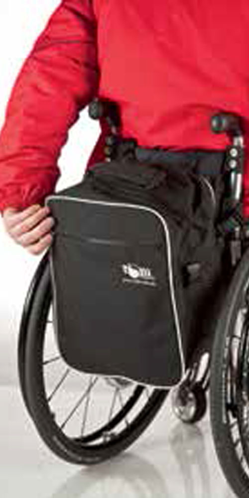Maxibag Schwarz - Tasche für Rollstuhl 4555