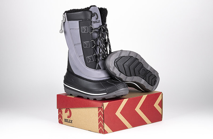 BILLY Footwear Ice II Winter Kinderschuh Normal schwarz/grau hoch BK22327-020 38-normal