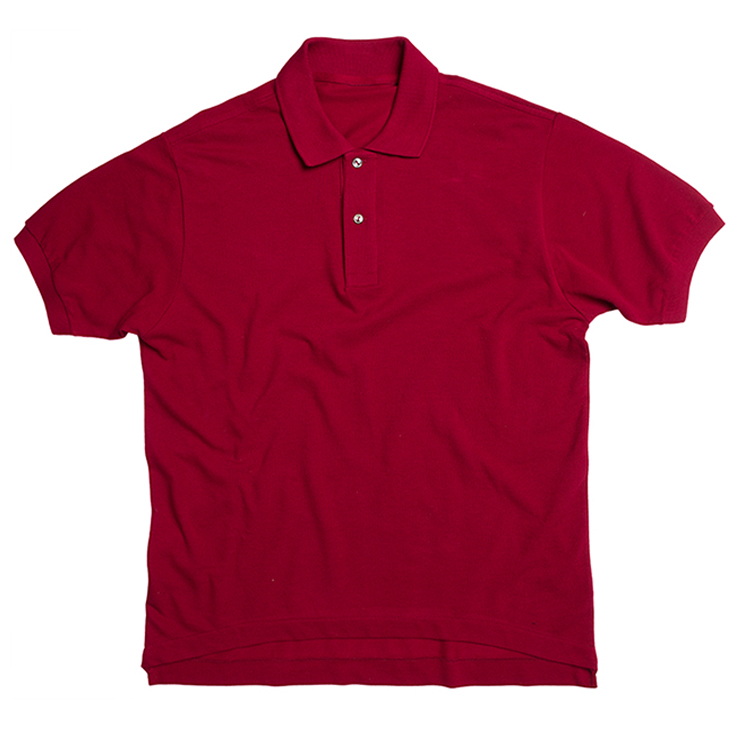 Herren Basic Polo Shirt Bordeaux 30064