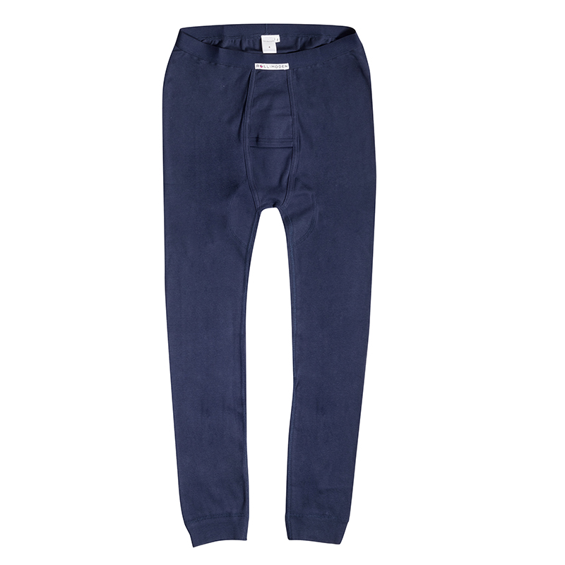 Men's long johns with horizontal fly, blue 46505 9
