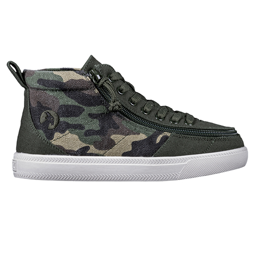 BILLY D/R Classic High Top Canvas Medium/Wide Olive Camo BK22317-340 13-wide