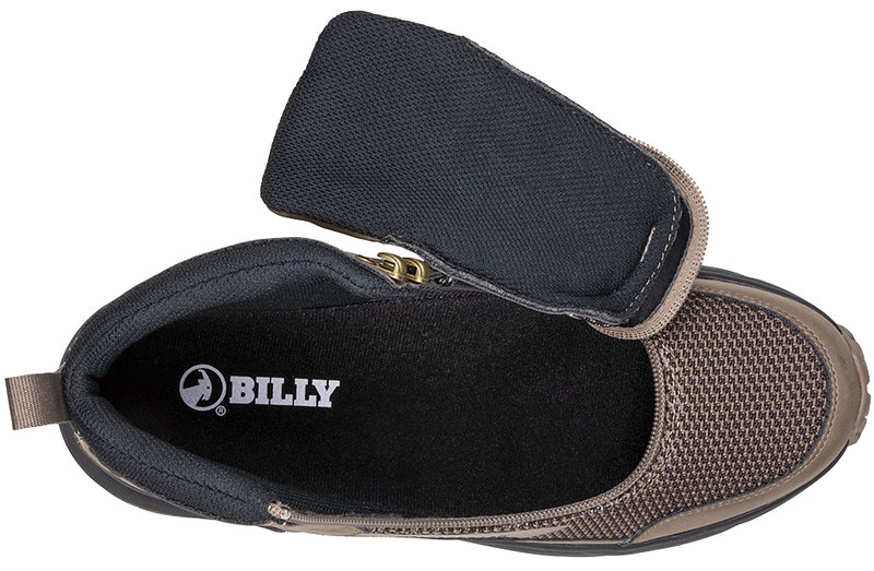 BILLY Footwear Inclusion Trail Boot Taupe Weit schwarz  BM24376-250 42-weit