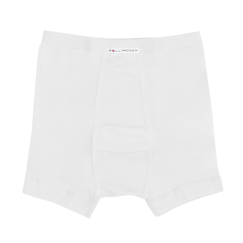 Men's jockey shorts with horizontal opening white 43852