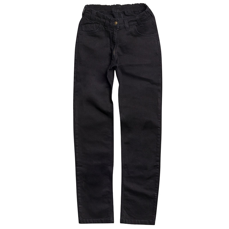 Women's Basic jeans, black SYLVIE 10299