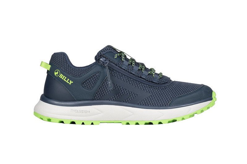 BILLY Footwear Inclusion Trial Sneakers men navy/green BM24377-410 46-wide