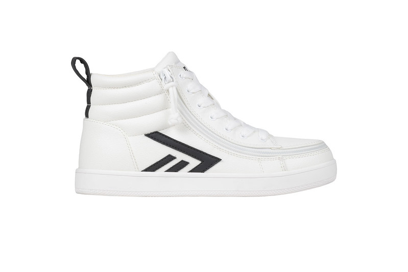 BILLY Footwear CS Sneaker Medium/Wide White/Black high BM24170-100 47-wide