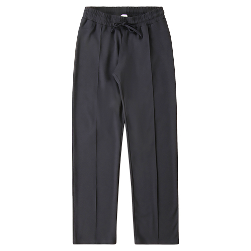Jersey Pants, anthrazit  with zip and pleated 10321 XXXXL