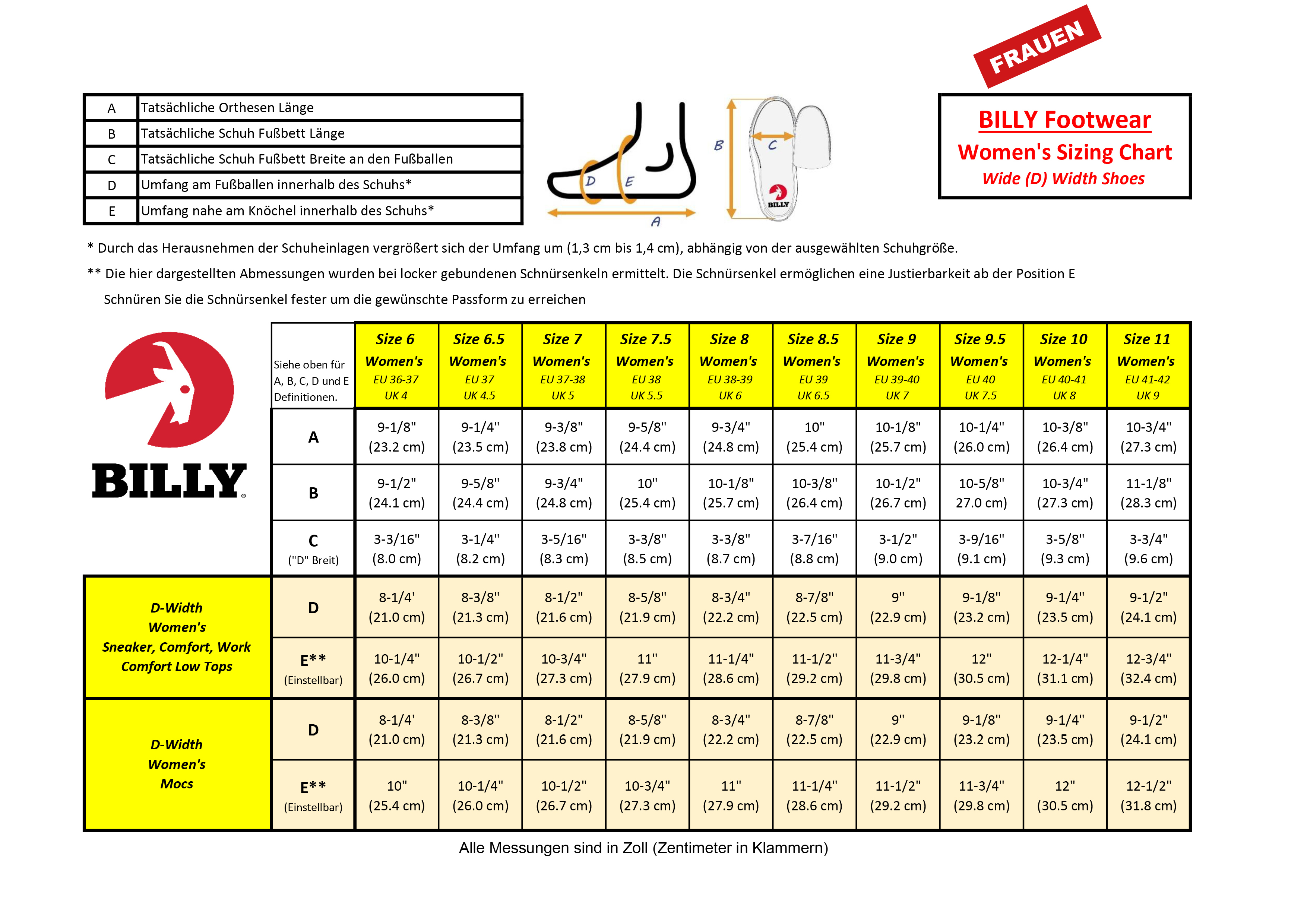 Billy Comfort Plush Leather Medium Wide BW25380-001 41,5 wide