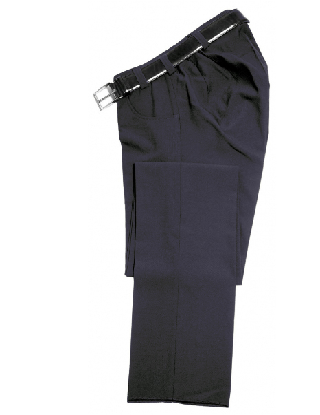 Business trousers for men dark blue 10268 60