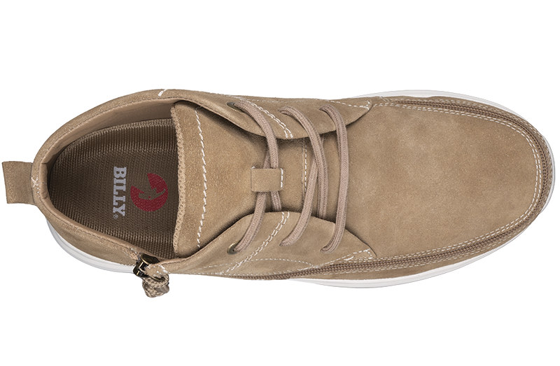 BILLY Footwear Comfort Chukka medium wide Sand Suede BM23349-230 43-wide