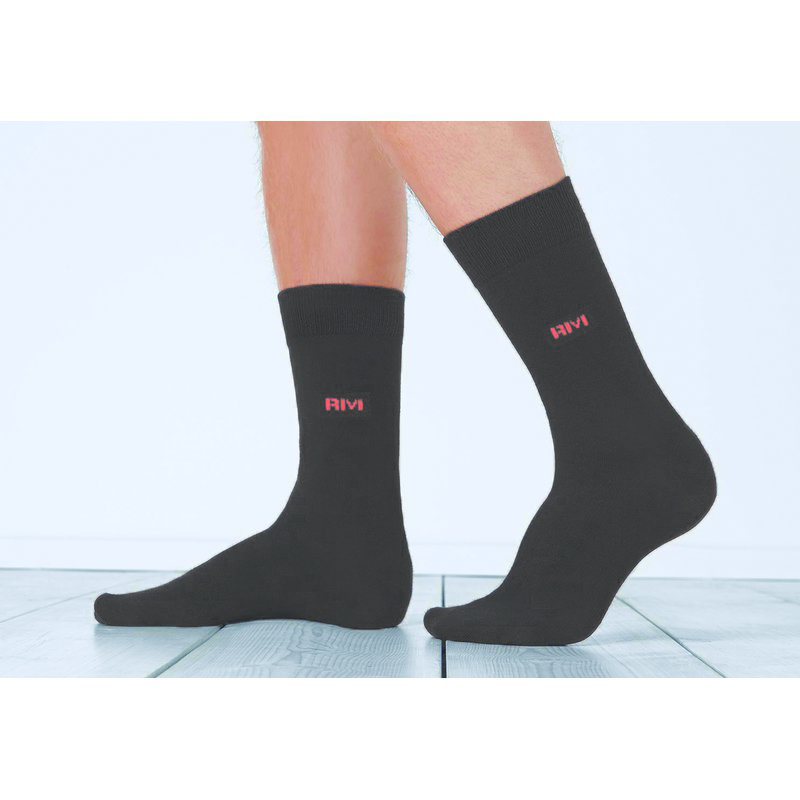 Bamboo-Socks black (6 pairs per package) 70003 38/40