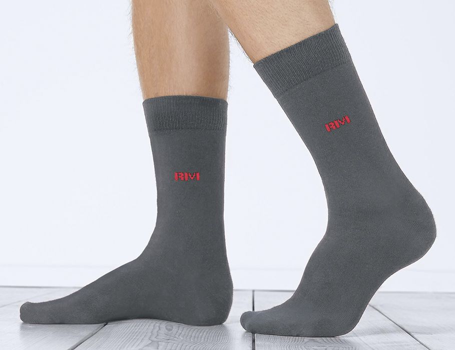 Bamboo-Socks grey (6 pairs per package) 70006 41/44