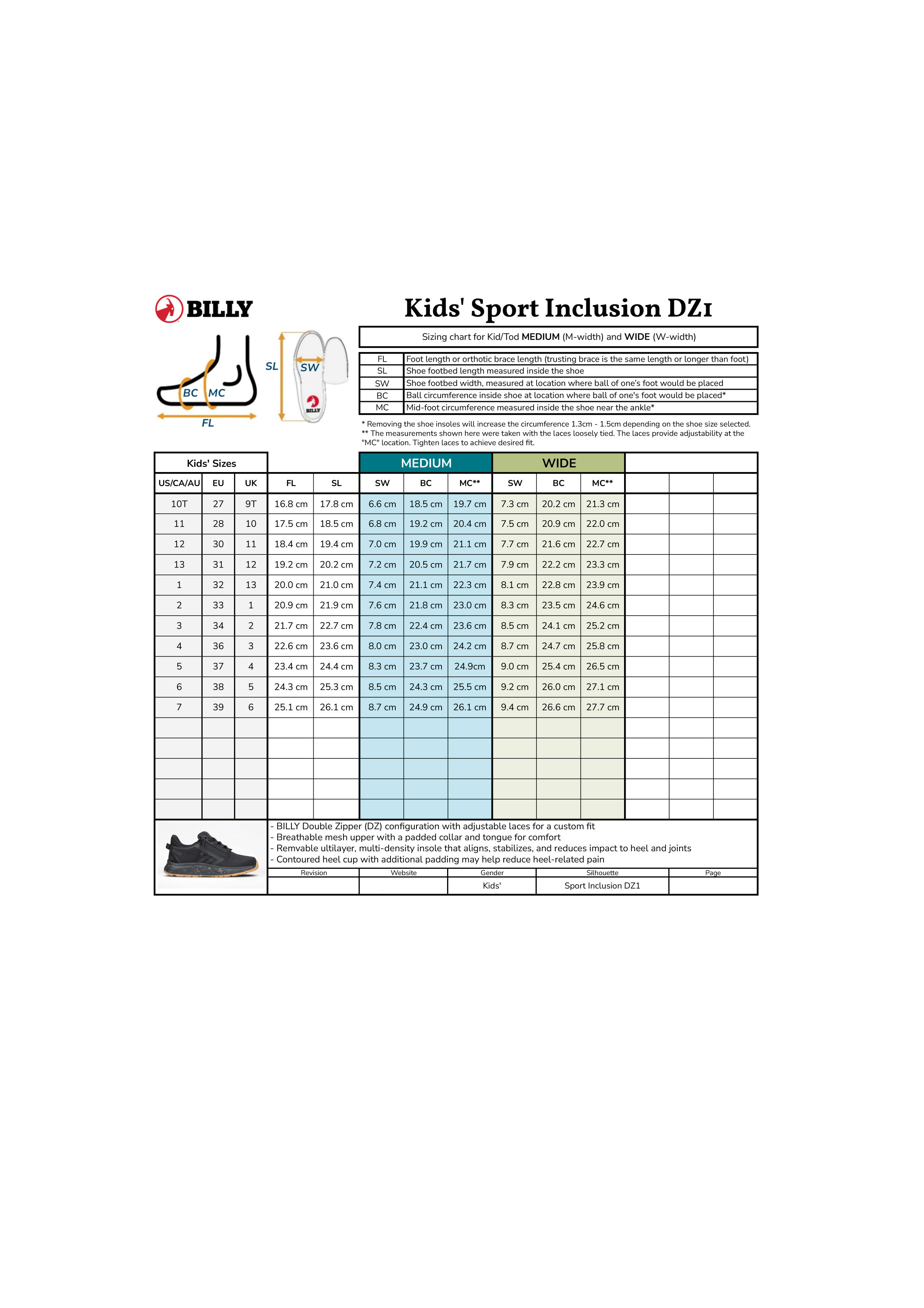 Billy Sport Inclusion DZ Wide Navy/Pink BK26184-410 39 wide
