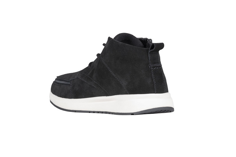 BILLY Footwear Comfort Chukka medium wide Black Suede BM23349-001 47-wide