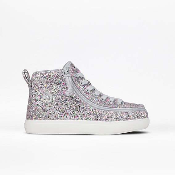 BILLY Classic D/RII Canvas Wide Silver Multi Glitter BK23153-040 39 wide
