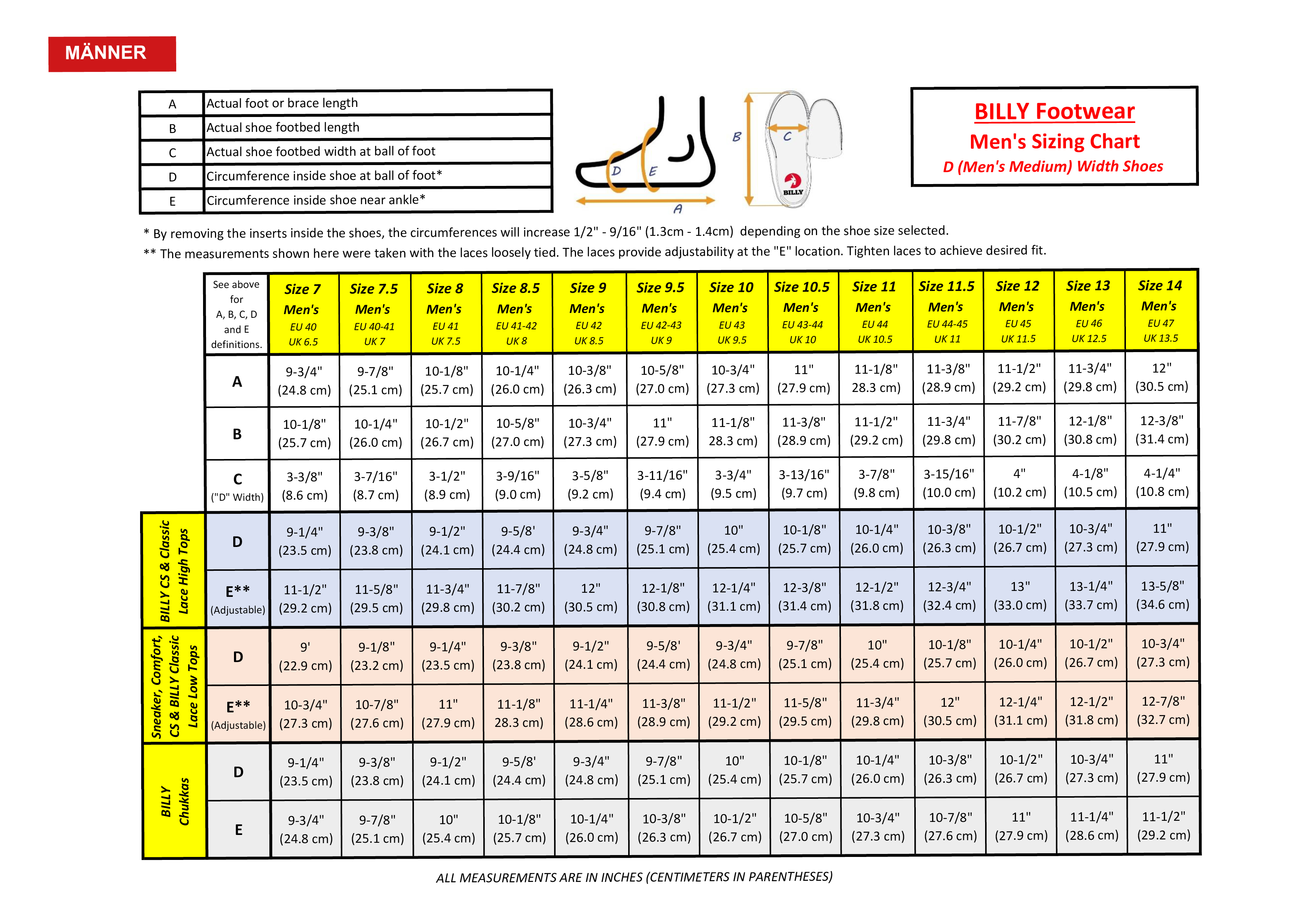 BILLY Footwear Comfort Chukka medium wide Black Suede BM23349-001 47 wide