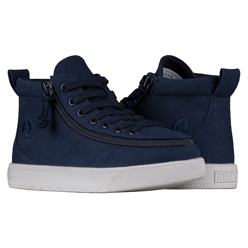 BILLY D/R Classic High Top Canvas Navy BK22317-410 10-extra wide