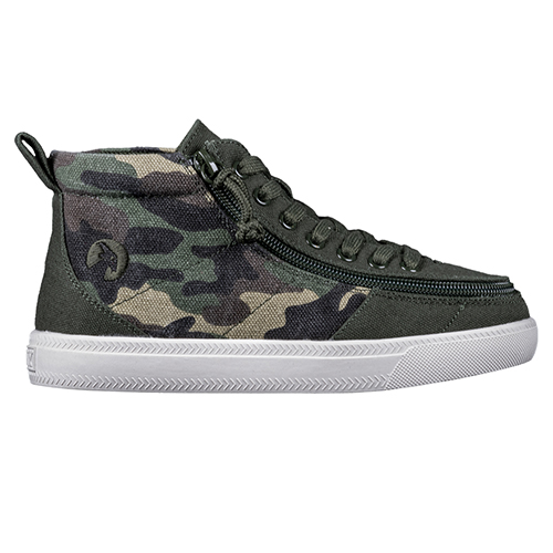 BILLY D/R Classic High Top Canvas Medium/Wide Olive Camo BK22317-340 10-wide