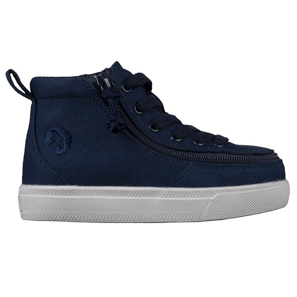 BILLY Classic D/R High Top Canvas Navy BT23153-410 24 extra wide