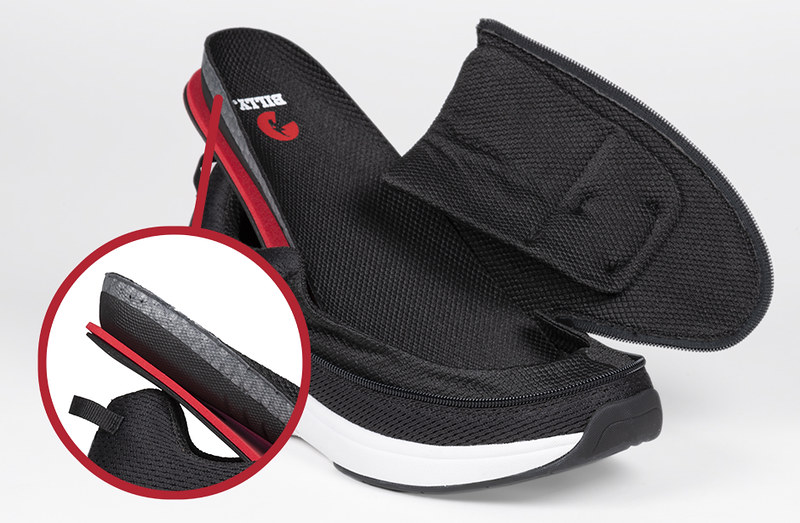 BILLY Footwear OrthoEase Wide/extra wide Black  BM25179-001 47 wide