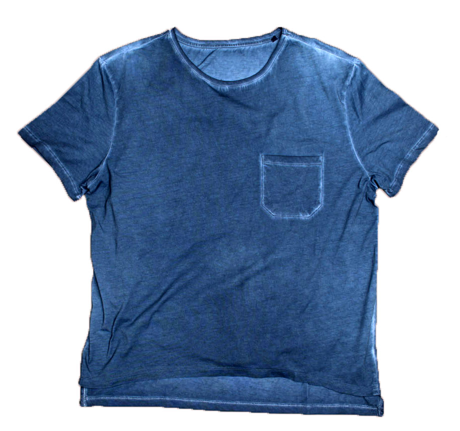 Herren Shirt 1/2 Arm, Blau 30061