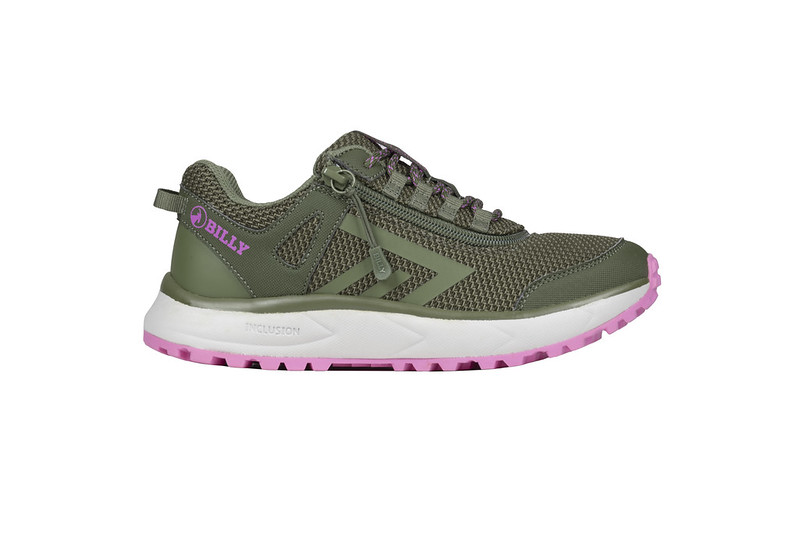 Billy Footwear Inclusion Trail Medium/Wide Olive/Pink BW24377-340 41,5-wide