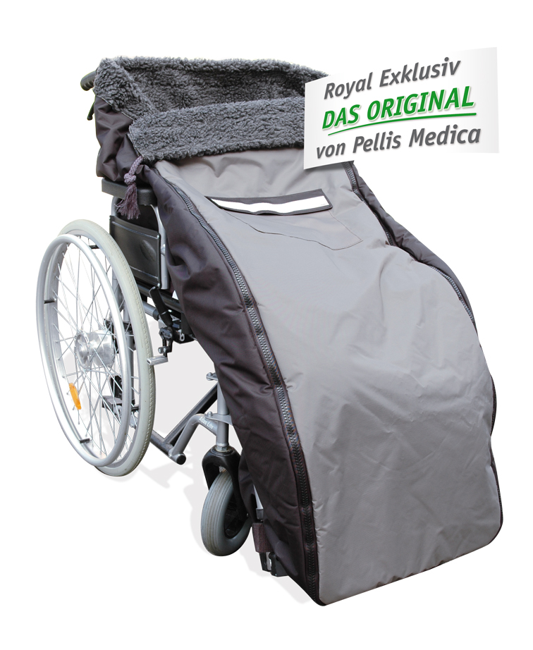 Schlupfsack Wirkflorfutter Schwarz-grau 7412-L