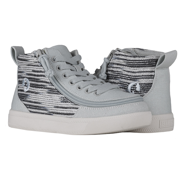 BILLY MDR Classic High Top Canvas Silver Streak BK22317-021 8-extra wide