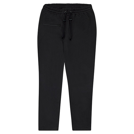 Leisure pants, black, brushed inside 10317 XS