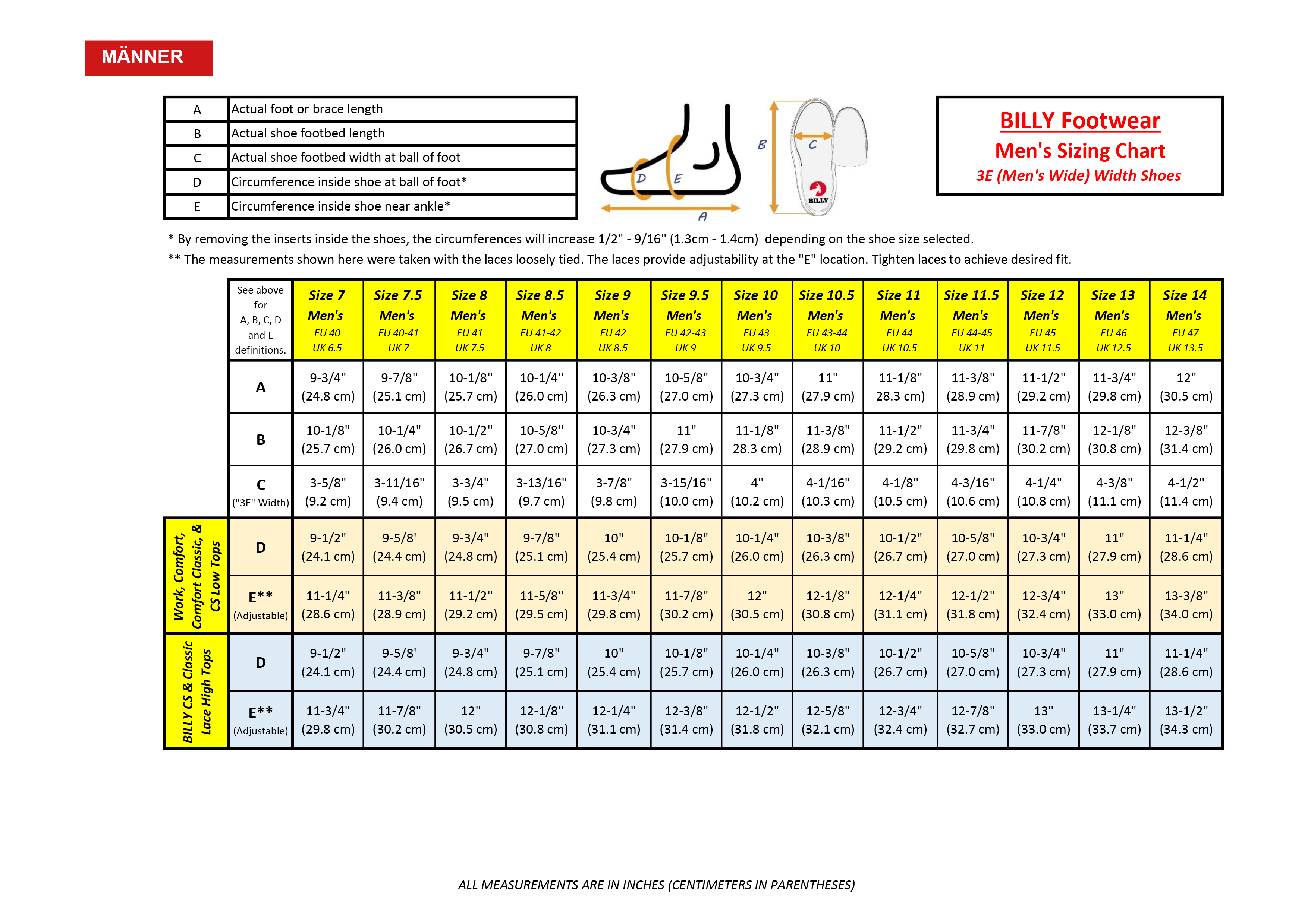 BILLY Footwear Comfort Chukka medium wide Black Suede BM23349-001 44 medium