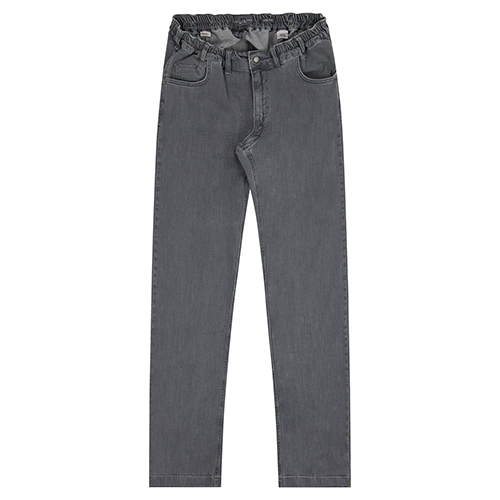 Unisex Basic Jeans, grey KIM 10903 XXL