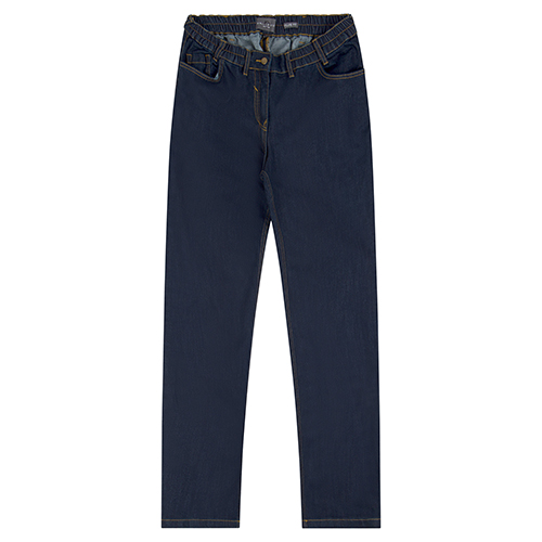 Women's Basic jeans, blue SYLVIE 10312 XXXL
