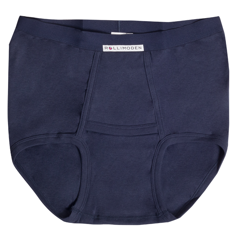 Men's briefs with horizontal opening marine 9126